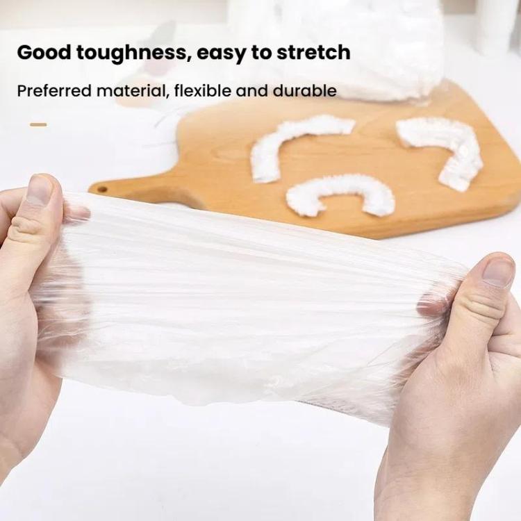 150pcs /Pack Disposable Shower Caps Waterproof Clear Hair Cap 23.5cm, PE