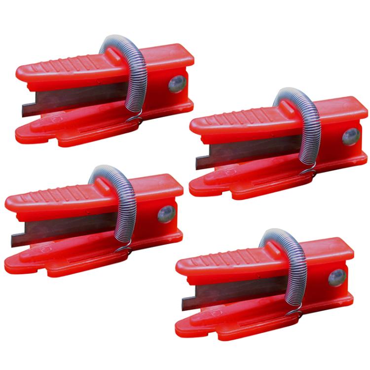 4pcs /Pack Melon and Fruit Picking Small Guillotine Grape Pinching Thumb Knife Vegetable Picker