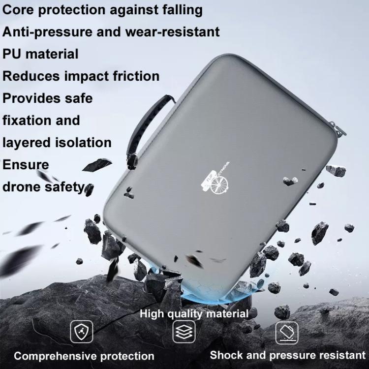 For DJI Flip CYNOVA FL-SNB-CY Drone Storage Bag Portable Handheld Bag, RC2 Screen Control Version, RC2 Screen Control Version ( Without Shoulder Strap ), RC-N3 Version, RC-N3 Version ( Without Shoulder Strap )