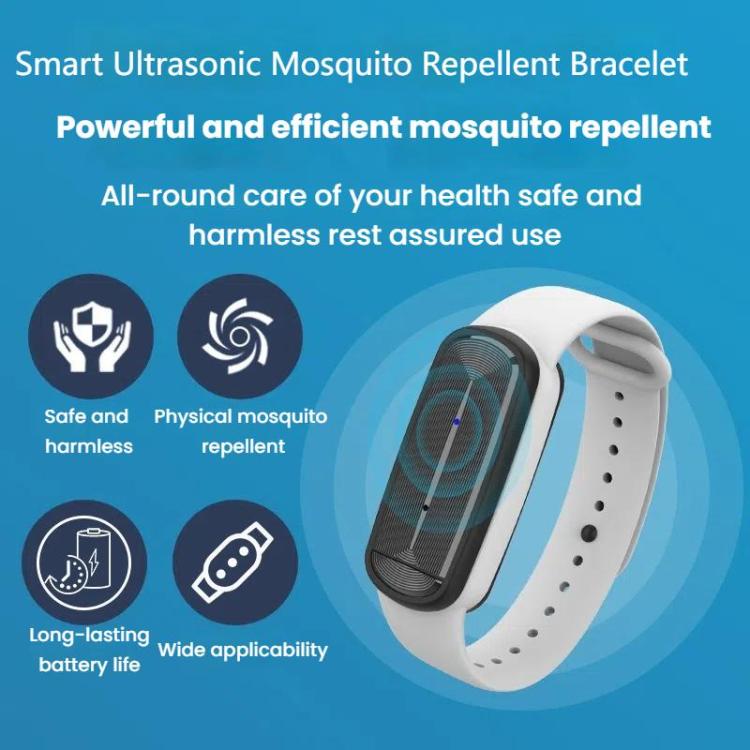 M90 Electronic Mosquito Repeller Adult Children Pregnant Women Outdoor Ultrasonic Anti-Mosquito Smart Bracelet