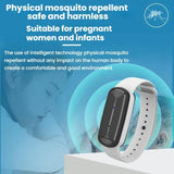M90 Electronic Mosquito Repeller Adult Children Pregnant Women Outdoor Ultrasonic Anti-Mosquito Smart Bracelet