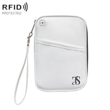 TRAVEL SEASON RFID Anti-theft Passport Clip ID Bag Waterproof Protective Case Travel Organizer Bag, Small White, Small Black, Large White, Large Black