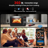 Smart Wireless Bluetooth BBQ Grill Thermometer Home Use Kitchen Food Oven Thermometer