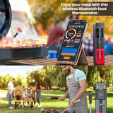 Smart Wireless Bluetooth BBQ Grill Thermometer Home Use Kitchen Food Oven Thermometer