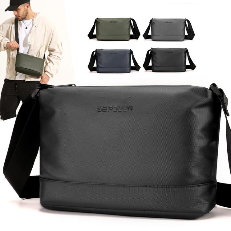 WEPOWER Simple Shoulder Bag For Men Light Casual Commuter Messenger Pack