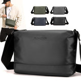 WEPOWER Simple Shoulder Bag For Men Light Casual Commuter Messenger Pack