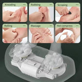 Z5 Dual-frequency Red Light Constant Temperature Hot Compress Foot Massager, EU Plug, UK Plug, US Plug