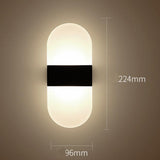 Magnetic Acrylic Smart Induction Night Light Rechargeable Wall Lamp Bedroom Bedside Lamp, White Arc White Light, White Arc Warm Light, Black Arc White Light, Black Arc Warm Light, White Rectangular White Light, White Rectangular Warm Light             ...