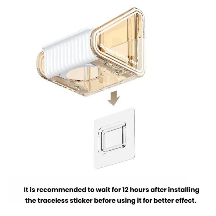 2pcs  /Pack Wall-mounted Shower Gel Shampoo Holder with Adjustable Hole Distance