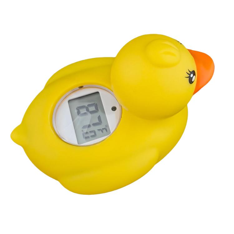 LED Digital Display Little Yellow Duck Electronic Thermometer Baby Bathtub Water Thermometer, Duck Electronic Thermometer