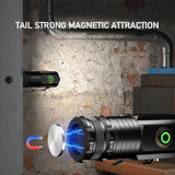 3LED Mini Flashlight Rechargeable Waterproof Torch with Tail Magnet & Battery, S350, S400