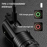 3LED Mini Flashlight Rechargeable Waterproof Torch with Tail Magnet & Battery, S350, S400