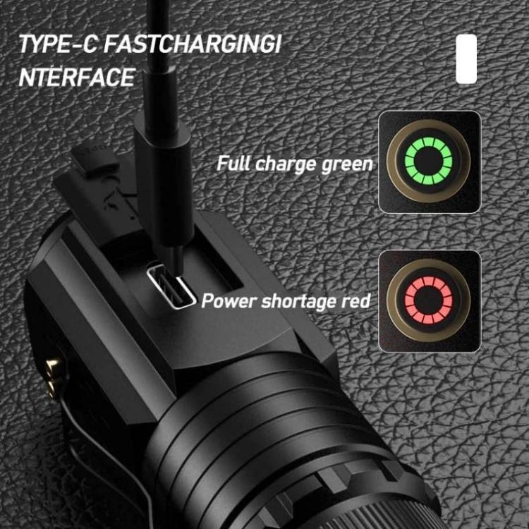 3LED Mini Flashlight Rechargeable Waterproof Torch with Tail Magnet & Battery, S350, S400