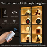 Magnetic Puck Light Rechargeable LED Under Cabinet Light With Remote Control, RGB, Tri-color