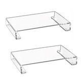 Acrylic Tray Base Dressing Table Storage Rack, 1pc, 2pcs