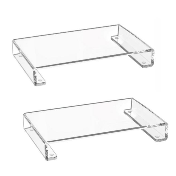 Acrylic Tray Base Dressing Table Storage Rack, 1pc, 2pcs