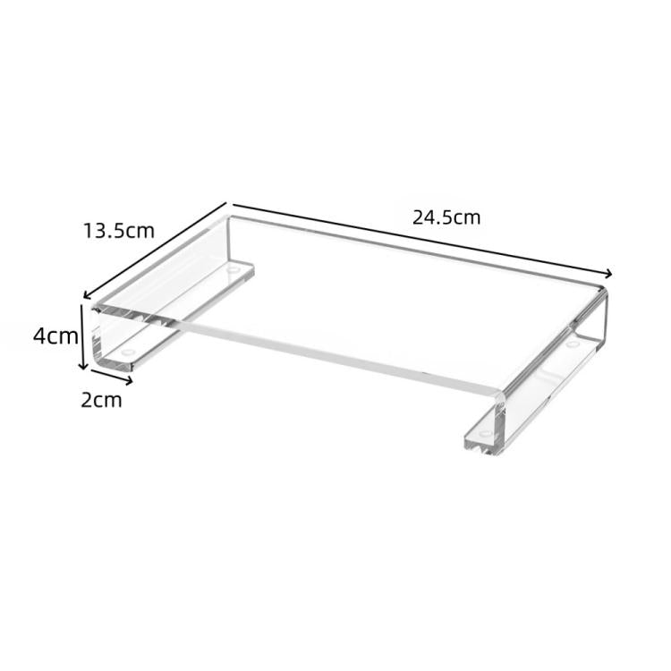 Acrylic Tray Base Dressing Table Storage Rack, 1pc, 2pcs