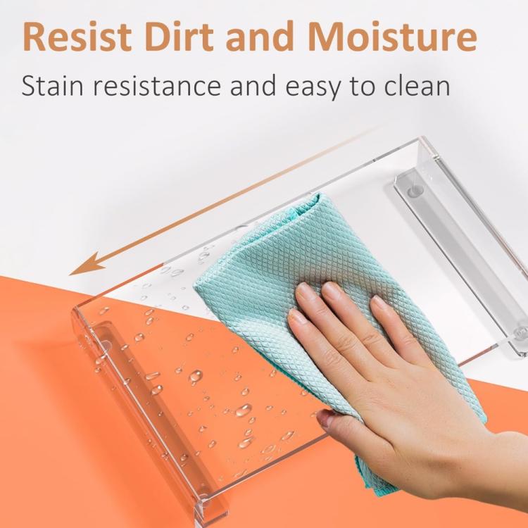 Acrylic Tray Base Dressing Table Storage Rack, 1pc, 2pcs