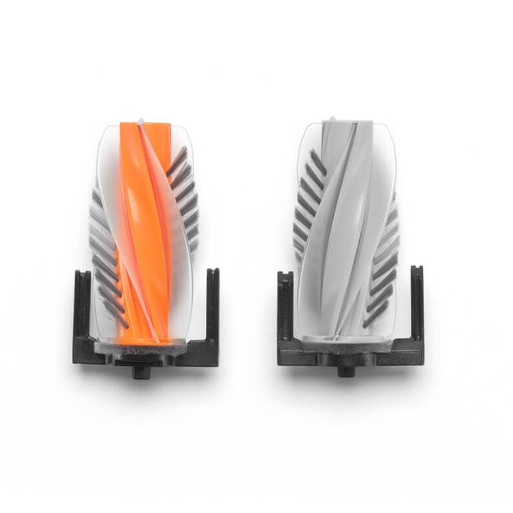Original 1pair Glue Hair Integrated Roller Brushes for DJI ROMO P / A / S, 1pair Roller Brushes