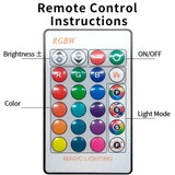 RGB+White Light Ceiling Lamp Round Recessed Dimmable Ceiling Light With Remote Controller, IR Remote 10W 220V, IR Remote 10W 85-265V, IR Remote 15W 220V, IR Remote 15W 85-265V