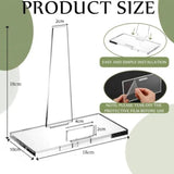 Acrylic Photo Frame Book Picture Plate Stand, 1set, 2sets