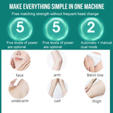 Sapphire Ice Sense Painless Laser Hair Remover Intense Pulse Ice Hair Removal Device, Dark Green FY-505AG, Crystal Green FY-505AL, Dark Green FY-507AG, Crystal Green FY-507AL, Dark Green FY-509AG, Crystal Green FY-509AL