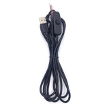 2Pin USB Power Cable 501 ON Off Control Button Cable LED Fill Light Strip Plant Light Power Cord