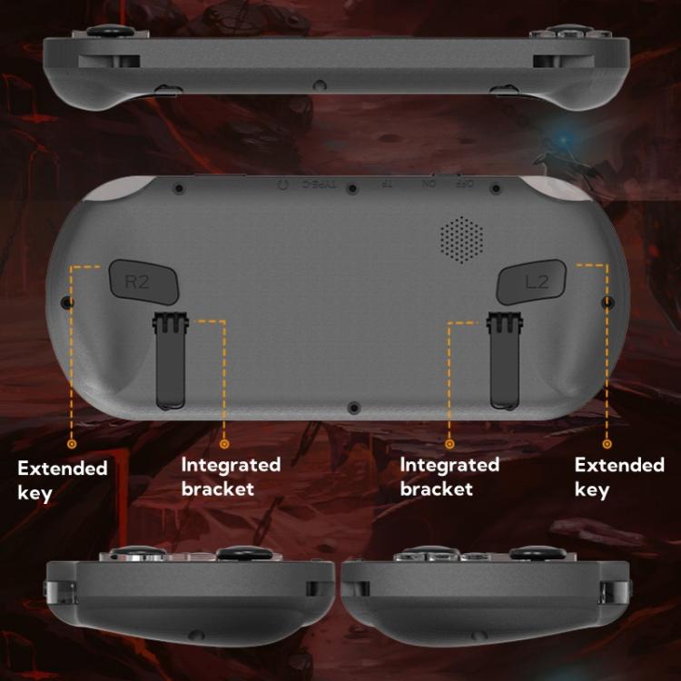 4.5-inch IPS Screen 64G Handheld Game Console Built-in 20000 Games, SF3000, SF3000 with 2 Handles