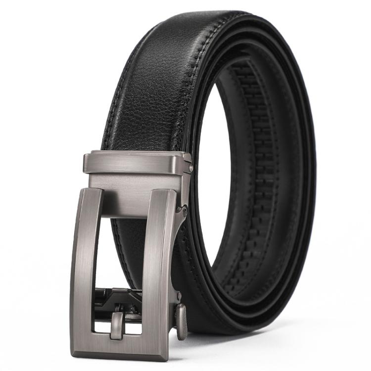 Dandali Men Leather Automatic Buckle Belt, 110cm, 115cm, 120cm, 125cm, 130cm