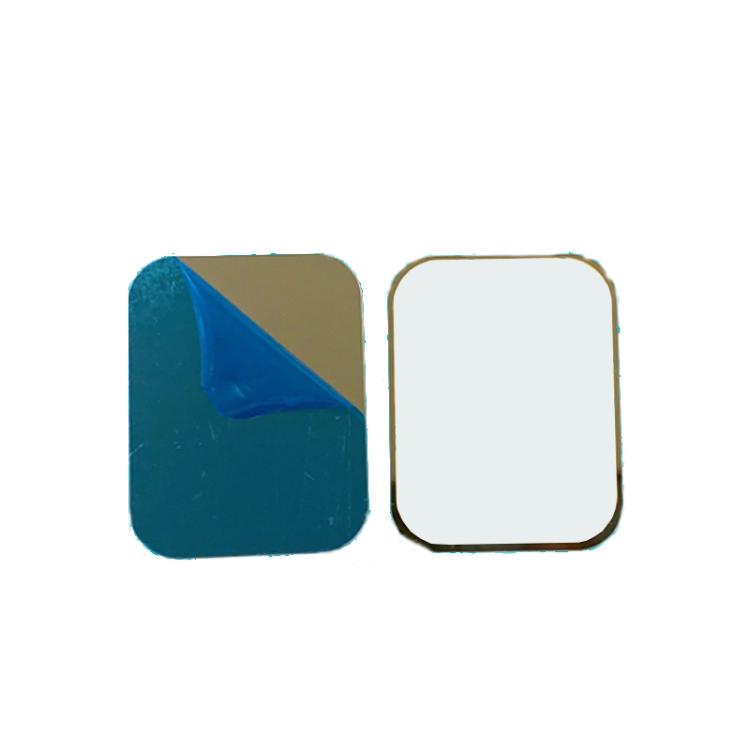 2pcs /Pack Adhesive Iron Sheet Metal Plate Sticker For Magnet Phone Holder Magnetic Cabinet Lights, Metal Plate Sticker