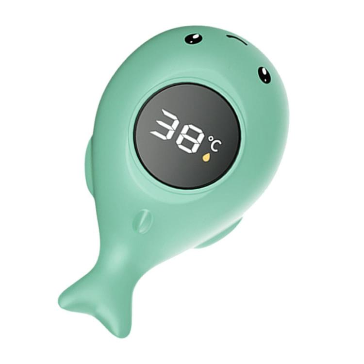 IPX7 Waterproof Cartoon Whale Color LED Screen Smart Water Thermometer Baby Bath Thermometer