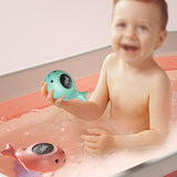 IPX7 Waterproof Cartoon Whale Color LED Screen Smart Water Thermometer Baby Bath Thermometer