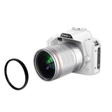 D5 HD WiFi Digital Camera 64MP Dual Camera Night Vision Photography Video DV, Standard White, Standard+Fill Light, Standard+Macro Lens, Standard+Microphone, Standard+Handheld Bracket, Standard+Mic+Light+Lens+Bracket Standard+Macro Lens