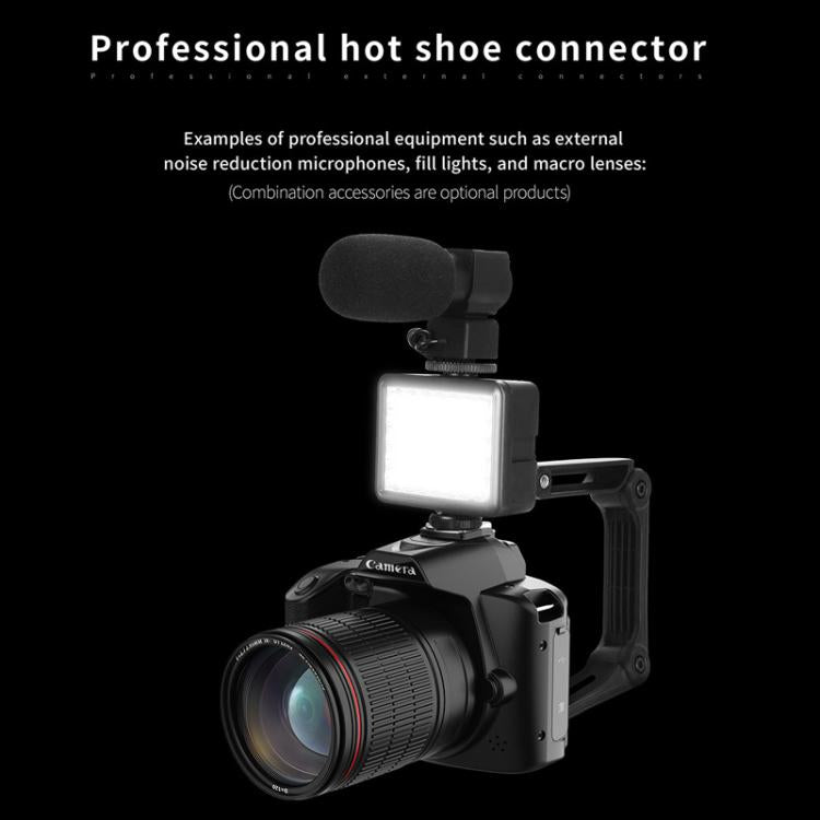 D5 HD WiFi Digital Camera 64MP Dual Camera Night Vision Photography Video DV, Standard White, Standard+Fill Light, Standard+Macro Lens, Standard+Microphone, Standard+Handheld Bracket, Standard+Mic+Light+Lens+Bracket