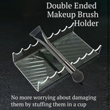 1pc Transparent Acrylic Makeup Brush Storage Display Stand, 1pc, 2pcs