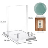 Acrylic Book Picture Frame Plate Stand