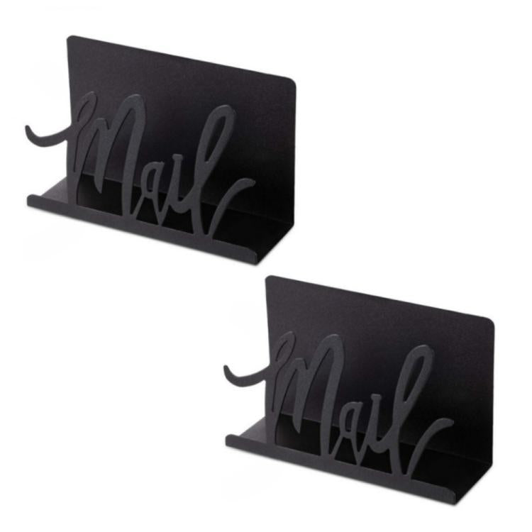1pc Metal Mail Letter Storage Rack for Office Desks, 1pc, 2pcs