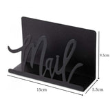 1pc Metal Mail Letter Storage Rack for Office Desks, 1pc, 2pcs