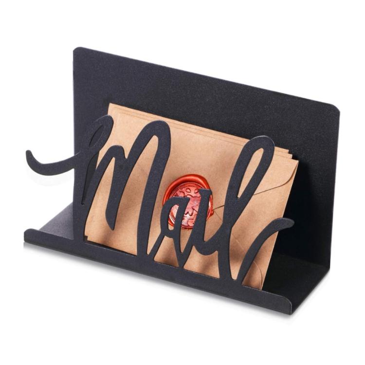 1pc Metal Mail Letter Storage Rack for Office Desks, 1pc, 2pcs
