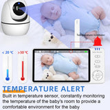 5 inch 1080P HD Baby Watcher Baby Monitor Camera, US Plug, EU Plug, UK Plug, AU Plug