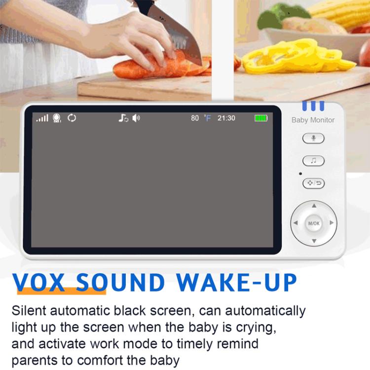 5 inch 1080P HD Baby Watcher Baby Monitor Camera, US Plug, EU Plug, UK Plug, AU Plug