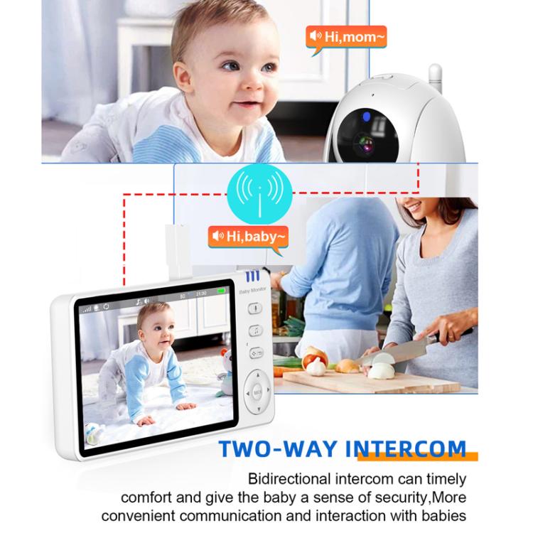 5 inch 1080P HD Baby Watcher Baby Monitor Camera, US Plug, EU Plug, UK Plug, AU Plug