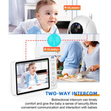 5 inch 1080P HD Baby Watcher Baby Monitor Camera, US Plug, EU Plug, UK Plug, AU Plug