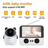 4.3 Inch IPS HD Display 720P Baby Monitor, US Plug, EU Plug, UK Plug, AU Plug