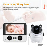 4.3 Inch IPS HD Display 720P Baby Monitor, US Plug, EU Plug, UK Plug, AU Plug