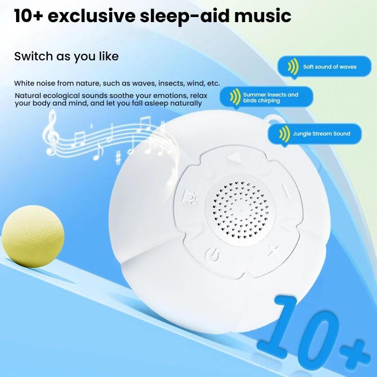 HE-B003 Portable Soothing Baby White Noise Night Light Sleep Instrument