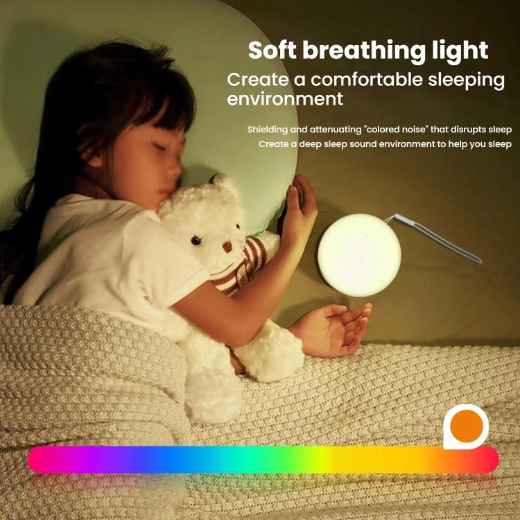 HE-B003 Portable Soothing Baby White Noise Night Light Sleep Instrument