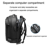 Large Capacity Short Trip Computer Luggage Bag Vacuum Compression Expandable Men Double Shoulder Bag, 19inch