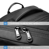 Large Capacity Short Trip Computer Luggage Bag Vacuum Compression Expandable Men Double Shoulder Bag, 19inch