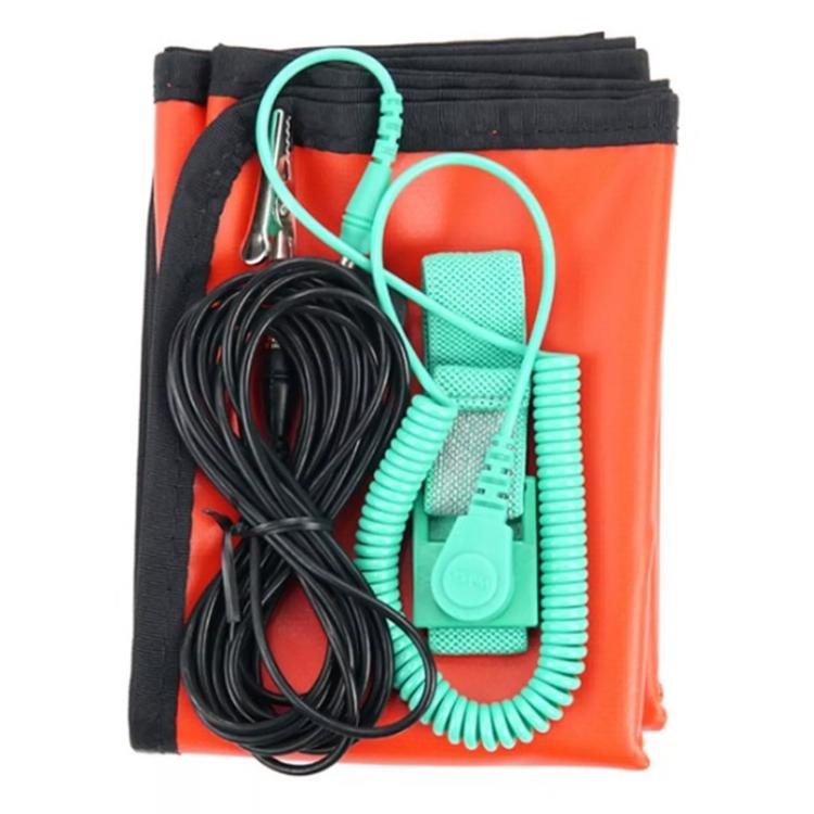 ProsKit 8PK-AS07-1 26x24 Inch ESD Anti-Static Work Mat with 2m Wrist Strap & 3m Grounding Cord